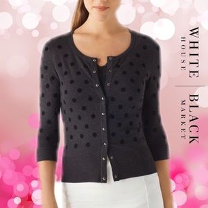 Polka dot cardigan